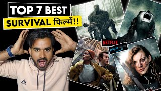 Top 7 Deadliest Survival Movies in Hindi Dubbed Best Survival Movies AKR Filmy [upl. by Grim]