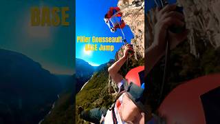 Pilier Gousseault Verdon  BASE Jump basejump france verdon [upl. by Nilkcaj173]