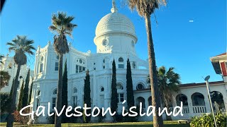 Galveston island beaches Texas USA 🇺🇸 resorts restaurants 🏝️🛣️🚘 [upl. by Falito]