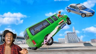 Rocket VAN Funny Moments 🤣 2  BeamNGDrive [upl. by Ahsilla]