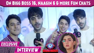 Pratik Sehajpal amp Simba Nagpal Interview On BB 16 Contestants Naagin 6 Bond With Tejasswi amp More [upl. by Asnerek]