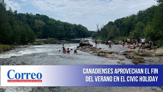 CANADIENSES APROVECHAN EL FIN DEL VERANO EN EL CIVIC HOLIDAY [upl. by Eniamirt]