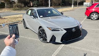 2024 Lexus IS 350 F Sport Start Up Exhaust Test Drive Walkaround POV and Review [upl. by Eiuqnom]