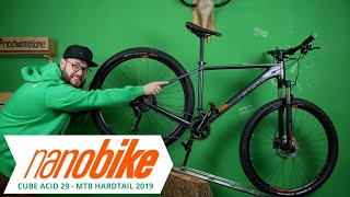 Cube Acid 29 Zoll Hardtail Mountainbike 2019  Review German [upl. by Osgood]