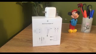 Unboxing And Overview  Apple World Travel Adapter Kit [upl. by Eixam674]