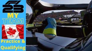 F1 23 My Team S2EP28 Canada  Practice amp Qualifying [upl. by Fusuy]