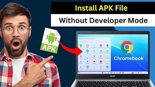 How To Install APK FILES ON CHROMEBOOK Without Developer Mode  Install APK Files No Developer Mode [upl. by Kcirej]