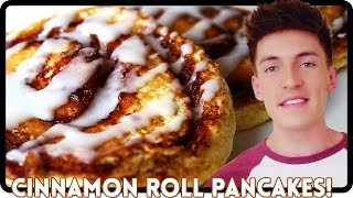 CINNAMON ROLL PANCAKES [upl. by Demmahom]