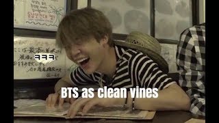 bts as clean vines because i cant find any bts clean vines video on youtube [upl. by Boarer]