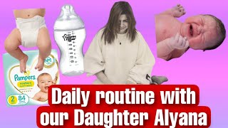 Dr Madiha or MJ Ahsan ki Daily Routine with Alyana 🥹  our daughter [upl. by Philana]