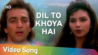 Dil To Khoya Hai  Sanjay Dutt  Somy Ali  Andolan  Bollywood Songs  Alka Yagnik  Kumar Sanu [upl. by Loraine]