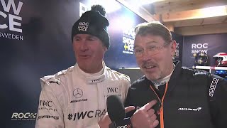 ROC Sweden 2022  Hakkinen and Coulthard are still getting along [upl. by Kuehnel]