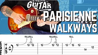 How To Play Parisienne Walkways Intro Guitar Lesson  Lead Guitar Tutorial With Tabs [upl. by Reinert]