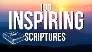 God’s Word 100 Inspiring Bible Verses with Music  Audio Bible for Peace Relaxation amp Inspiration [upl. by Nerty]