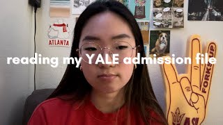 reading my yale admission file [upl. by Lamak]