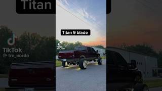 60 Powerstroke Straight Pipe Titan 9 Blade Turbo automobile dieselengine truck dieseltruck [upl. by Farro]