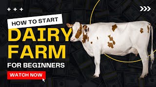 How to Start Dairy Farming for Beginner  Cow Farming Guide  Everything You Need to Know [upl. by Shepperd81]