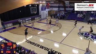 River Ridge vs PotosiCassville  Girls Basketball JVV [upl. by Enirual]