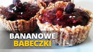 BANANOWE BABECZKI bez pieczenia wegańskie i bezglutenowe [upl. by Eornom430]