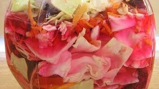 Капуста погрузински  Sauerkraut in Georgian ♡ English subtitles [upl. by Milks604]