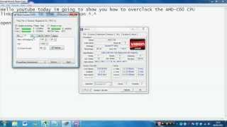 how to overclock any amd cpu [upl. by Cris814]