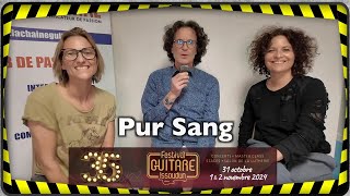 Pur Sang en interview au Festival Guitare Issoudun 2024 [upl. by Ofloda]