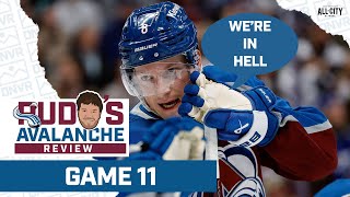 The Colorado Avalanche Are In Hell  Avalanche Review Game 11 [upl. by Friend620]