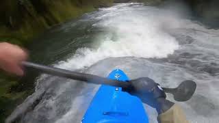 Mapleton OR Kayaking  Sweet Creek Gorge [upl. by Ledniahs]