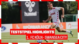 HIGHLIGHTS 1 FC KÖLN 21  Swansea City  Alle Tore [upl. by Earlie945]