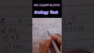 q1 analogy questions SSC GD exam [upl. by Haimaj871]