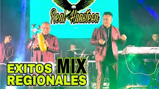 CUMBIAS REGIONALES MIX 2024  REAL HUASTECA en vivo Salon Factores Mutuos [upl. by Jeremias]