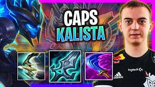 CAPS TRIES SOME KALISTA ADC  G2 Caps Plays Kalista ADC vs Aphelios Season 2024 [upl. by Meekar]