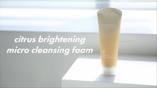 FRUDIA｜Citrus Brightening Micro Cleansing Foam [upl. by Anrim]