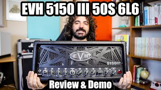 EVH 5150 III Stealth 50W 6L6 Head  Review amp Demo [upl. by Rivalee]