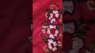 Hand embroidery baby frock hater kajer jamababy dressshortsviralvideos [upl. by Ynar]