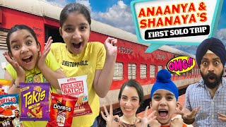 Anaanya amp Shanaya’s First Solo Trip  RS 1313 VLOGS  Ramneek Singh 1313 [upl. by Atinehc]