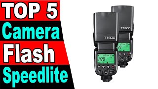 TOP 5 Best Camera Flash Speedlite Review 2024 [upl. by Tor842]