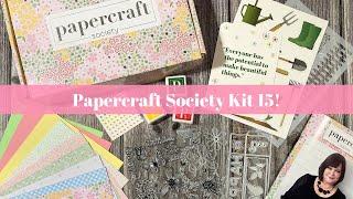 The Very Pretty Papercraft Society Kit 15 [upl. by Ackler138]