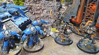 Luetin09 vs Winters SEO Warhammer 40k battle report [upl. by Winona393]