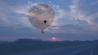 Paashaascup  Paashaasjacht Met 25 Luchtbalonnen Vanuit Geesteren Overijssel 2016 [upl. by Nnarual467]