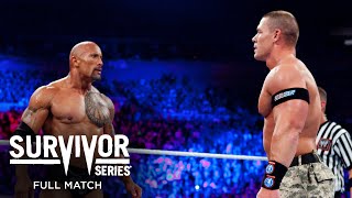 FULL MATCH  John Cena amp The Rock vs The Miz amp RTruth Survivor Series 2011 [upl. by Gnihc]