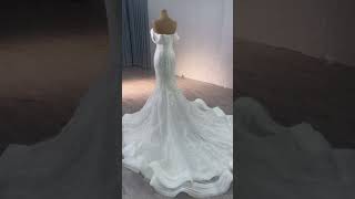 Highend Elegant White Lace Satin Wedding Dresses [upl. by Yale965]