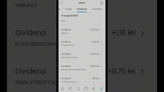 Dividende August 2024 bursa dividende dividendstocks investitii bursa actiuni [upl. by Robbin279]