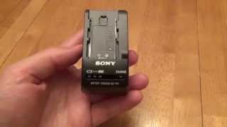 Sony BCTRV Camcorder Battery Travel Charger Review [upl. by Yensehc404]