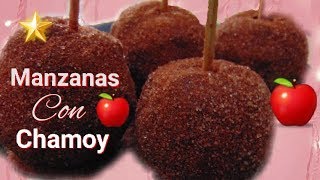 Como Hacer Manzanas Con Chamoy Muy Facil Forritos [upl. by Annua]