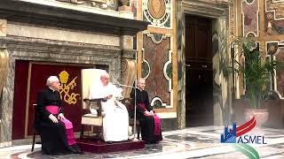 Discorso Papa Francesco  Udienza Speciale con Asmel del 20012024 [upl. by Yelsnik]