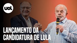 Chapa LulaAlckmin evento de lançamento de précandidatura à Presidência acompanhe [upl. by Caitrin]