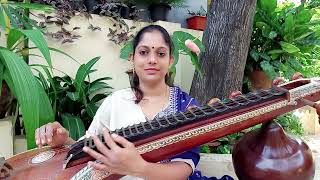 Mannil Indha Kadhal  Materani Chinnadani Telugu   Keladi Kanmani  Veena By Amritha Sudheer [upl. by Boehmer]