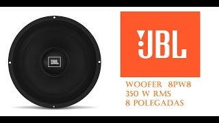 WOOFER PROFISSIONAL JBL 8PW8 8 POL 350 RMS [upl. by Ris812]