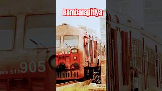 Train at Bambalapitiya station nearest to beach [upl. by Tsai547]